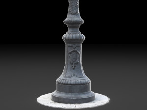 vintage street lamp 3D Model