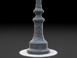 vintage street lamp 3D Model