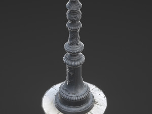 vintage street lamp 3D Model
