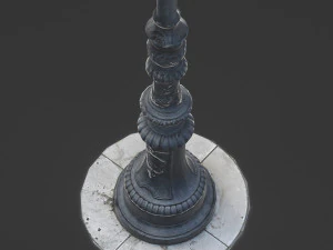 vintage street lamp 3D Model