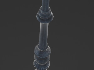 vintage street lamp 3D Model