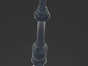 vintage street lamp 3D Model