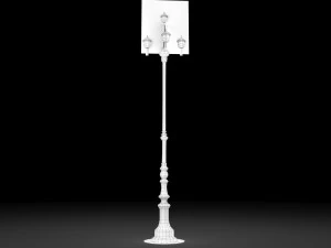 vintage street lamp 3D Model