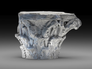 roman corinthian capital Modelo 3D