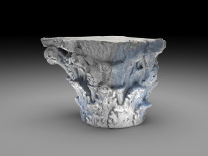 roman corinthian capital Modelo 3D