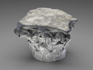 roman corinthian capital Modelo 3D