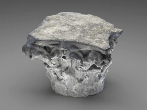 roman corinthian capital 3D Model