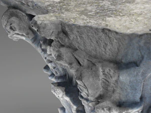 roman corinthian capital 3D Model