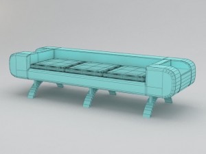 sofa 04 Model 3D