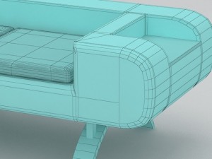 sofa 04 Model 3D
