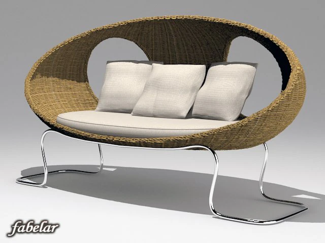 sofa 08 3D Model .c4d .max .obj .3ds .fbx .stl .blend 