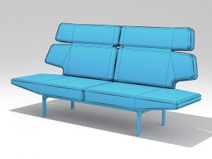 sofa 09 Modèle 3D