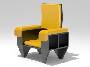armchair Modello 3D