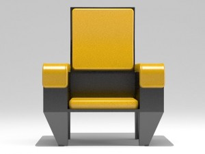 armchair Modello 3D