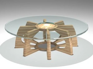 tables collection 1 3D Model