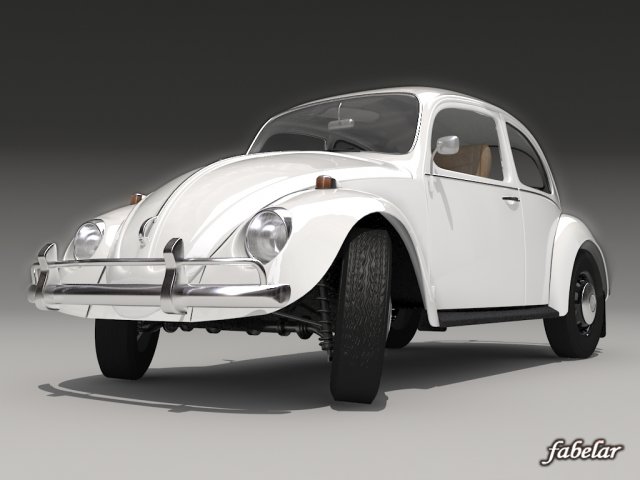 volkswagen beetle 1300 1963 3D-Modell .c4d .max .obj .3ds .fbx .stl .blend 