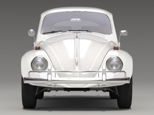volkswagen beetle 1300 1963 3D-Modell