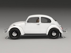 volkswagen beetle 1300 1963 3D-Modell
