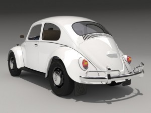 volkswagen beetle 1300 1963 3D-Modell