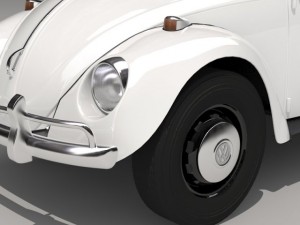 volkswagen beetle 1300 1963 3D-Modell