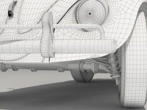 volkswagen beetle 1300 1963 3D-Modell