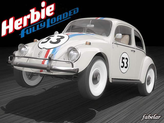 herbie fully loaded 3D Modell .c4d .max .obj .3ds .fbx .stl .blend 