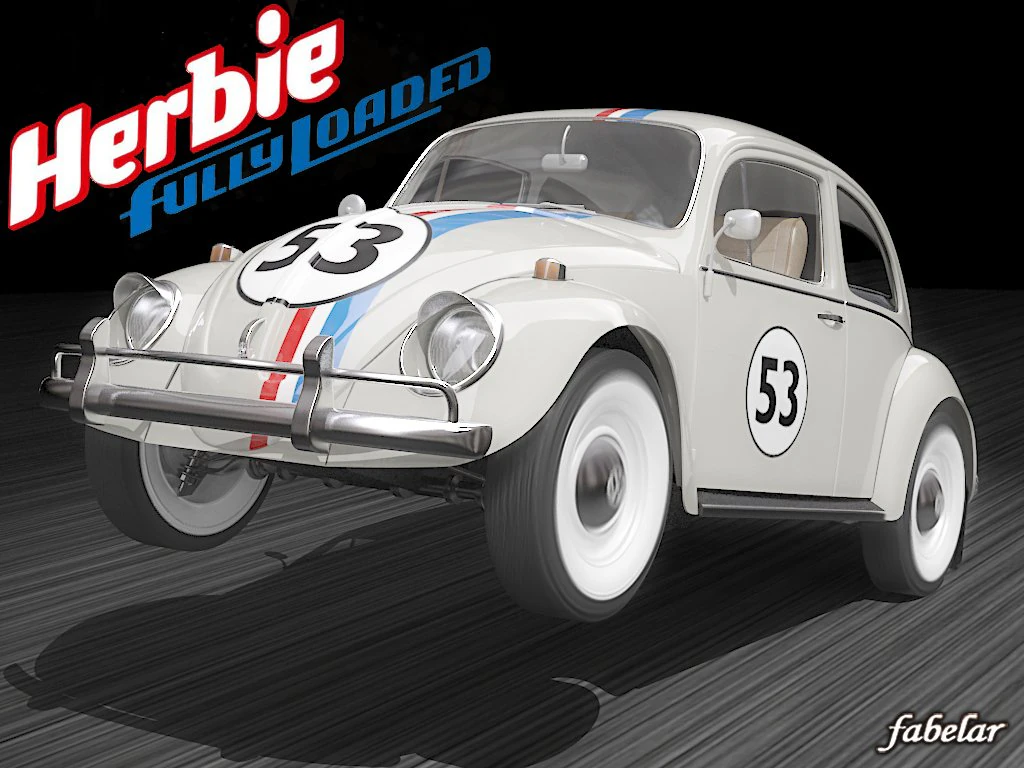 herbie fully loaded 3D Model .c4d .max .obj .3ds .fbx .stl .blend 