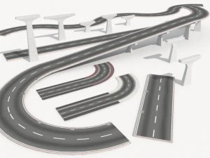road collection 1 3D Model