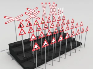 road signs 1 3D Model