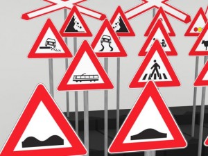 road signs 1 3D Модель