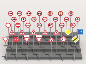 road signs 2 Modelo 3D