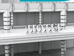 hotel 3D मॉडल
