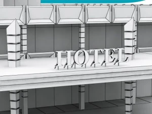 hotel 3D Model
