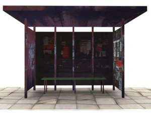 bus shelter 3D Model