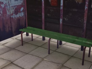 bus shelter 3D Модель
