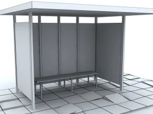 bus shelter 3D Model