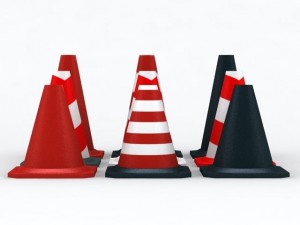 street cones 3D मॉडल