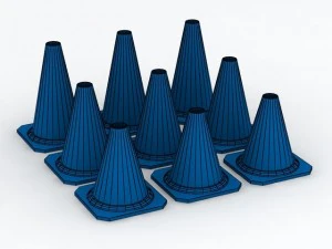 street cones 3D Model