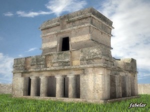 tulum maya ruins Model 3D