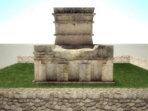 Ruiny Maj&oacute;w Tulum Model 3D