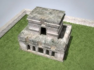 Ruiny Maj&oacute;w Tulum Model 3D