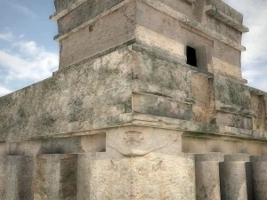 Ruiny Maj&oacute;w Tulum Model 3D