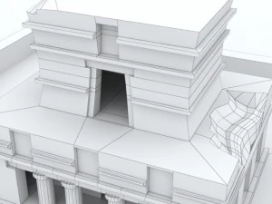 Ruiny Maj&oacute;w Tulum Model 3D