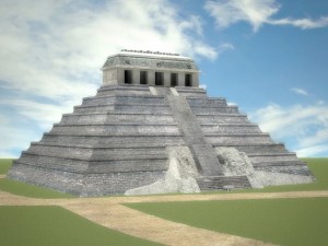 temple of inscriptions Modello 3D