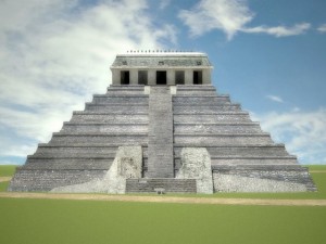 temple of inscriptions Modello 3D