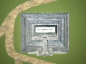 temple of inscriptions Modello 3D