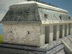 temple of inscriptions Modello 3D