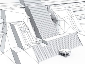temple of inscriptions Modello 3D