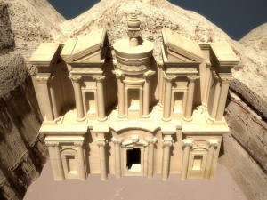 petra el deir 3D-Modell