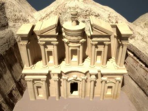petra el deir 3D Model